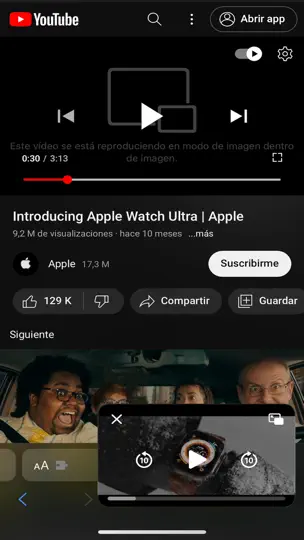 Captura de pantalla de OverPicture For Safari en iPhone 1