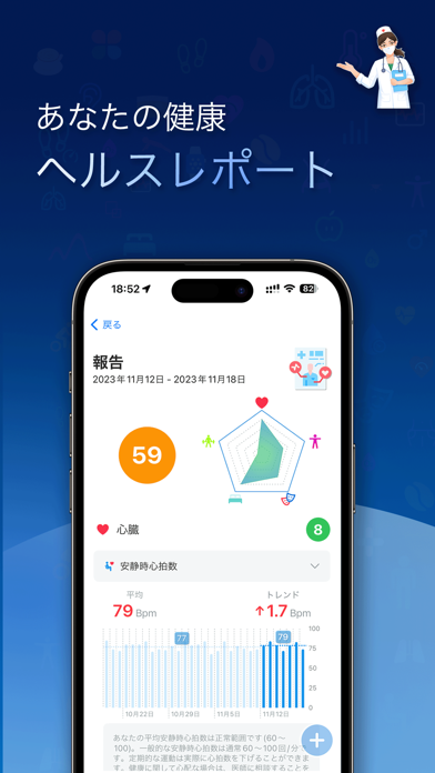 Hearty Pro: 脈拍・血圧監視・健... screenshot1