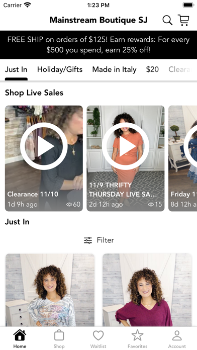 Mainstream Boutique SJ Screenshot