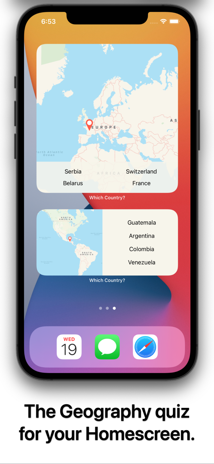 Learn Geography  Homescreen