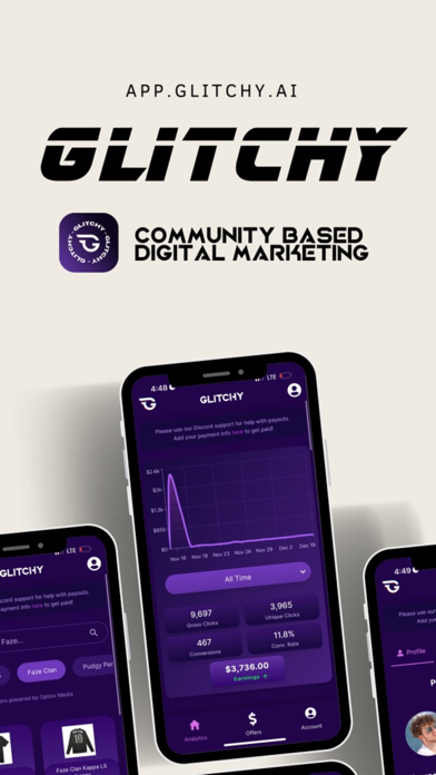 Glitchy Digital Marketing Screenshot