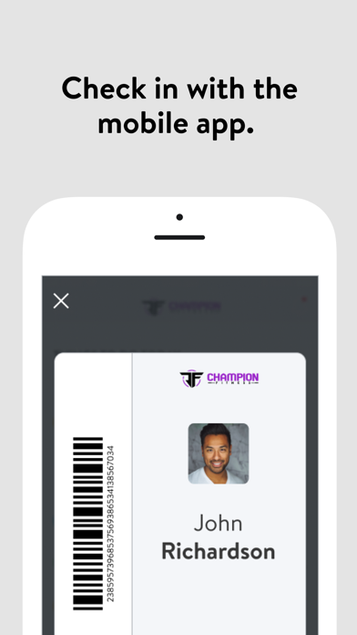 Champion Fitness Screenshot