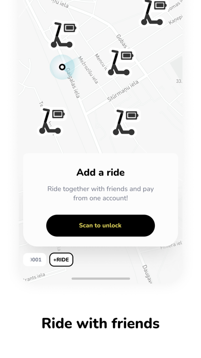 MoveOnEast - Scooter sharing Screenshot