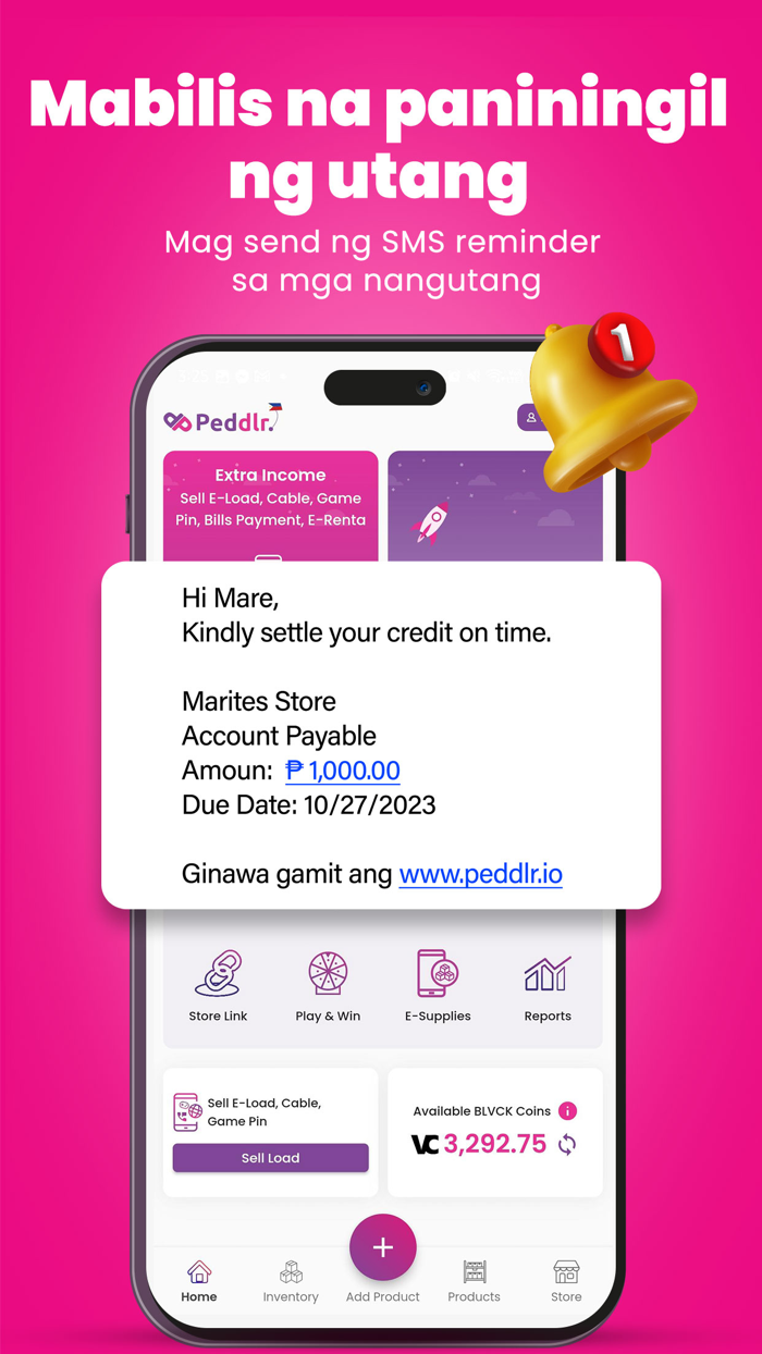 Peddlr POS Inventory and Load