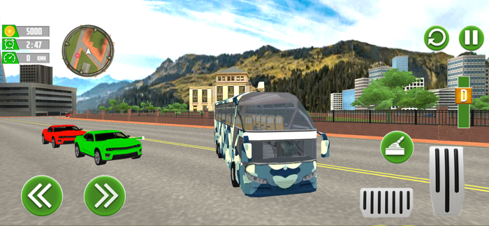 Army Transport  Bus Drive Game
