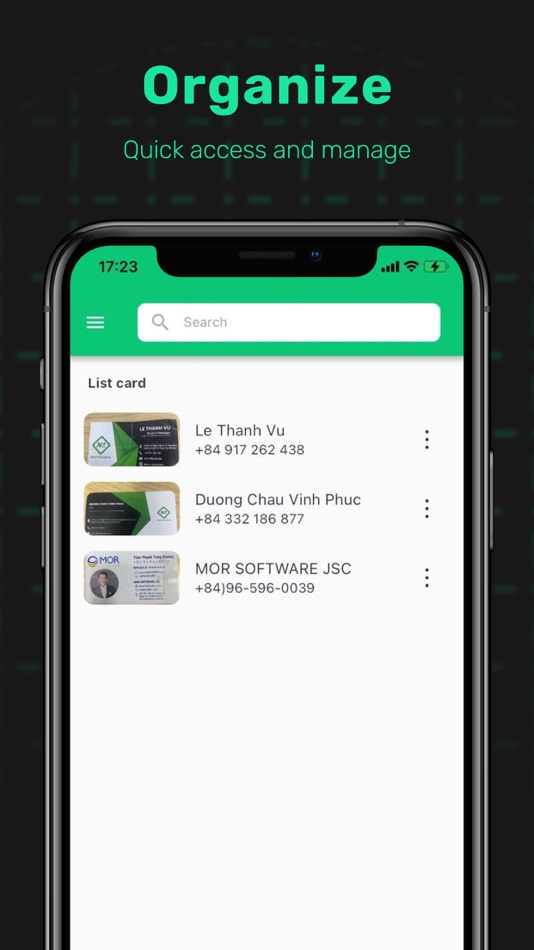#6. Ez Visit Card Scanner (iOS) Podle: VU LE THANH