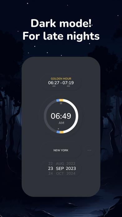 Luminti: Magic Golden Hour app Screenshot