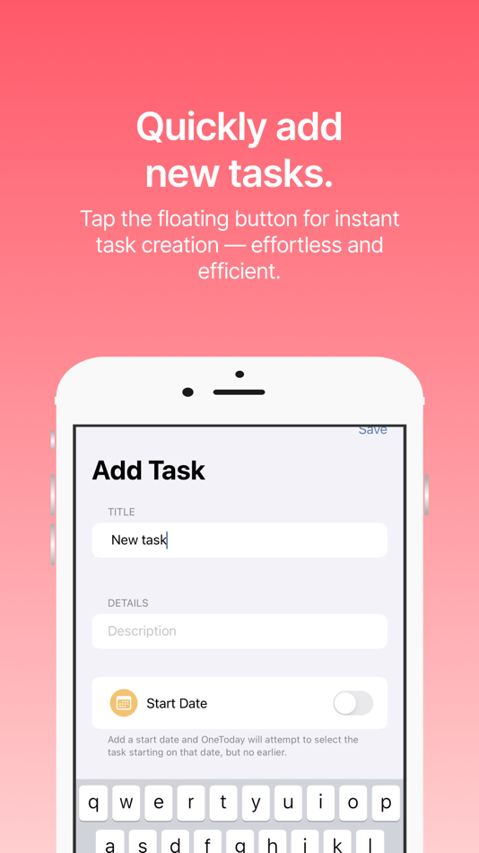 #6. OneToday: Automatic To-Do List (iOS) 由: Spam Musubi Technologies