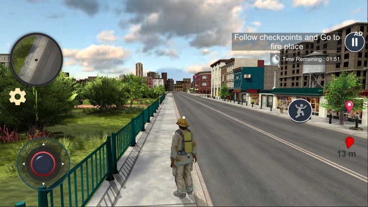 US Fire Truck Firefighter Game