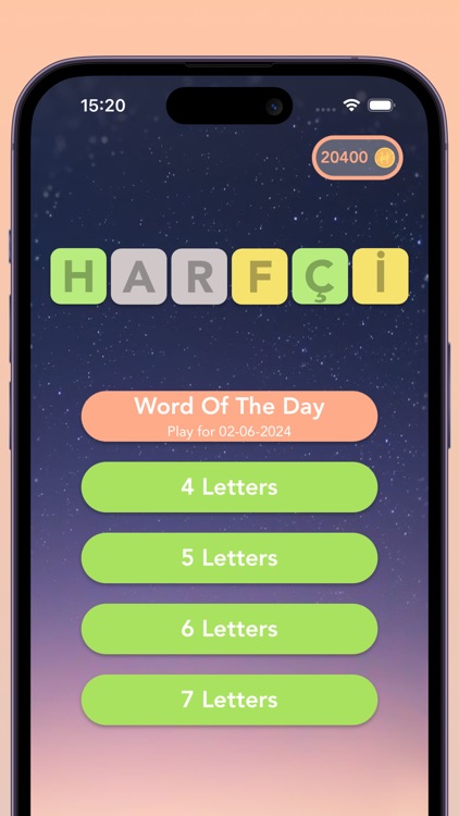 Daily Word Guess: Harfçi