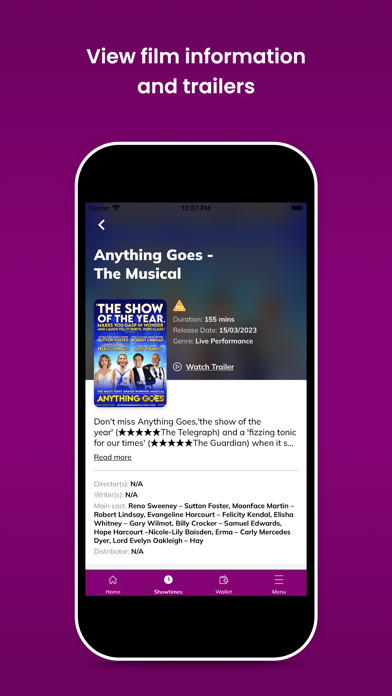 Orion Cinemas UK Screenshot