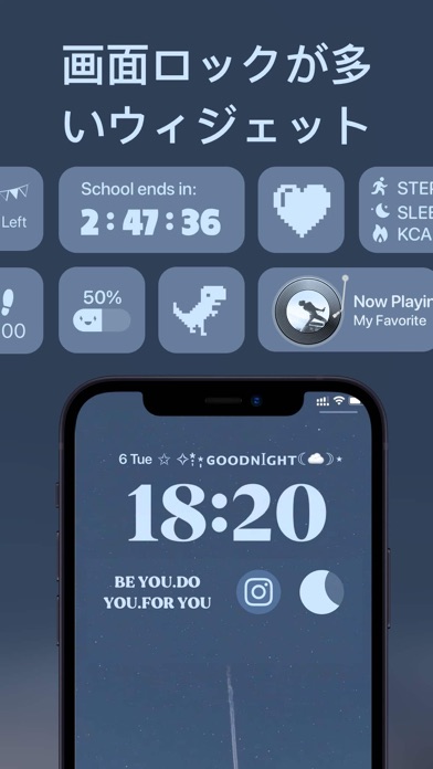 LockWidget - LockScreen Themesのおすすめ画像5