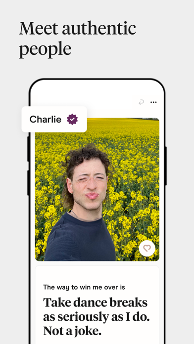 Hinge Dating App: Match & Meet Screenshot