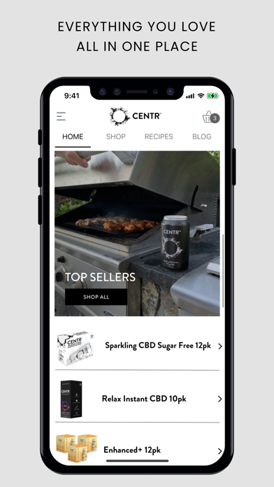CENTR Brands Screenshot