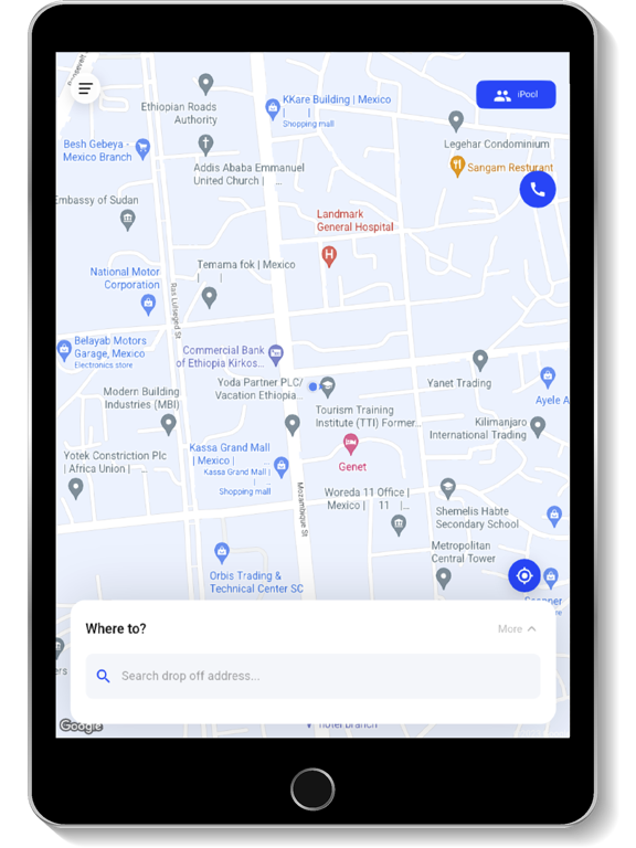 iDrive Passenger iPad screenshot 3 - Travel app