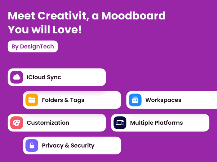 Creativit Mood Board and Vision