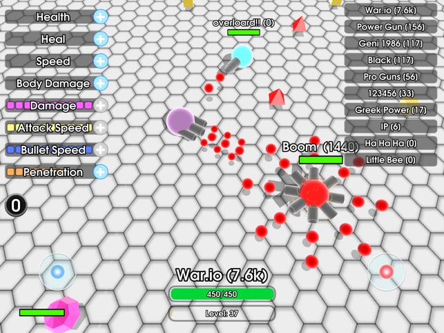 Playing War.io. War.io is the Best offline diep app and mobile game! 