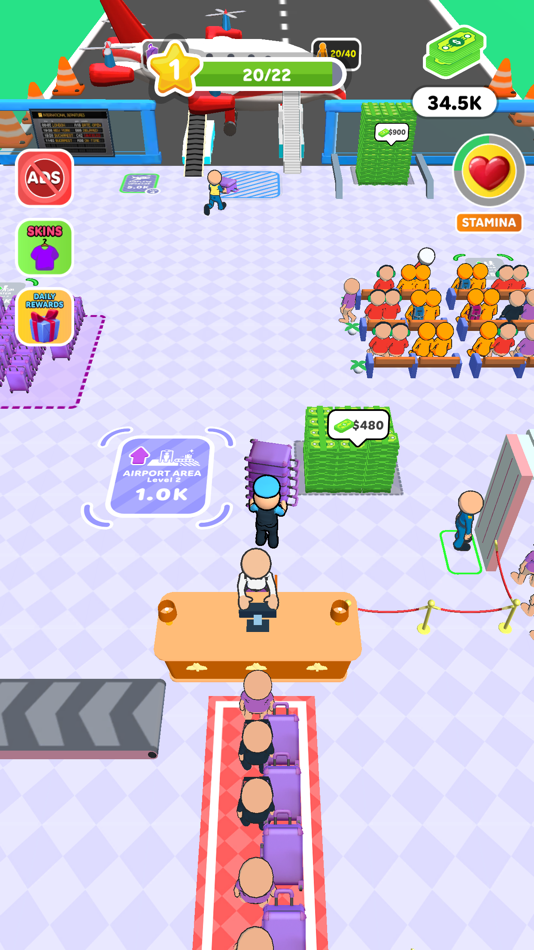#1. Airport Rush 3D (iOS) 由: MondayOFF