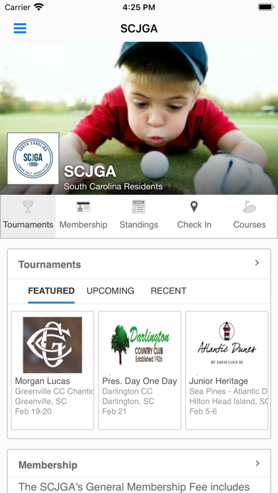 South Carolina Jr Golf Screenshot