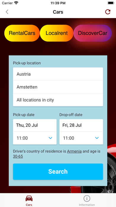 Car Rental Near Me Screenshot