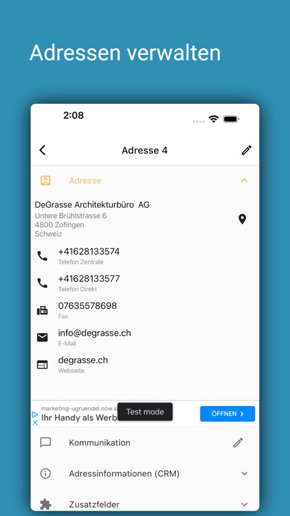 pfx Adressen für Proffix screenshot-3