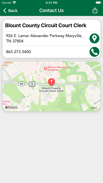 Blount Co. Circuit Court Clerk Screenshot