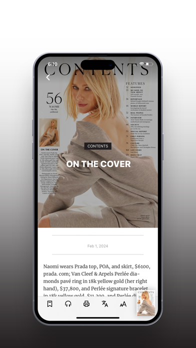 Marie Claire Australia Screenshot