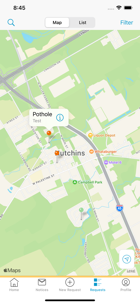 City of Hutchins screenshot 2