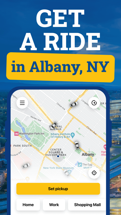 RideNY: Taxi Albany, New York Screenshot 1 - AppWisp.com RideNY: Taxi Albany, New York Screenshot 1 - AppWisp.com