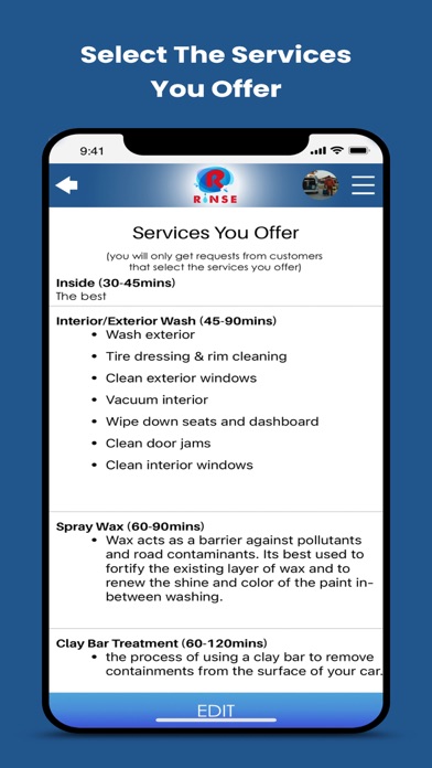 Rinse Detailer Screenshot
