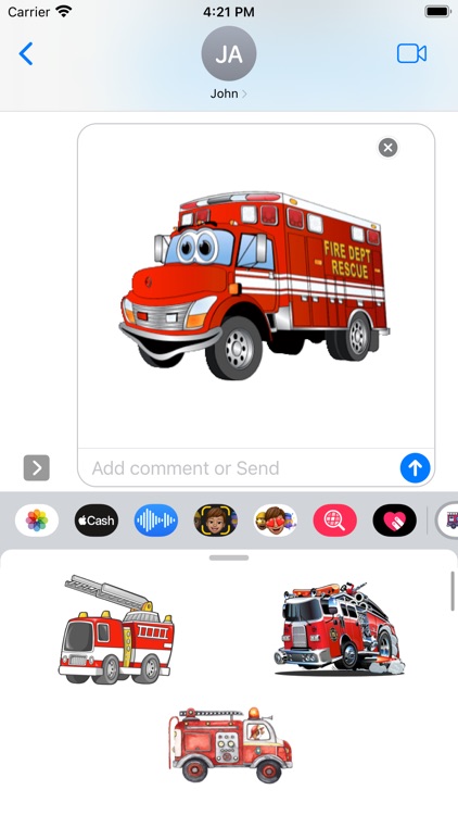 Fire Engine Stickers screenshot-4