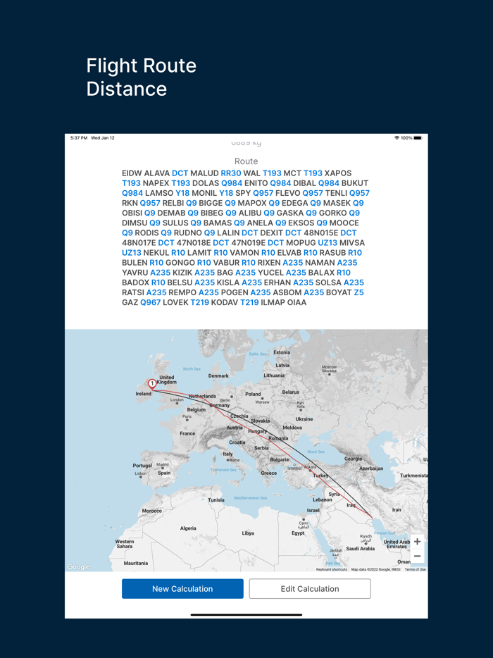Flight Time Calculator