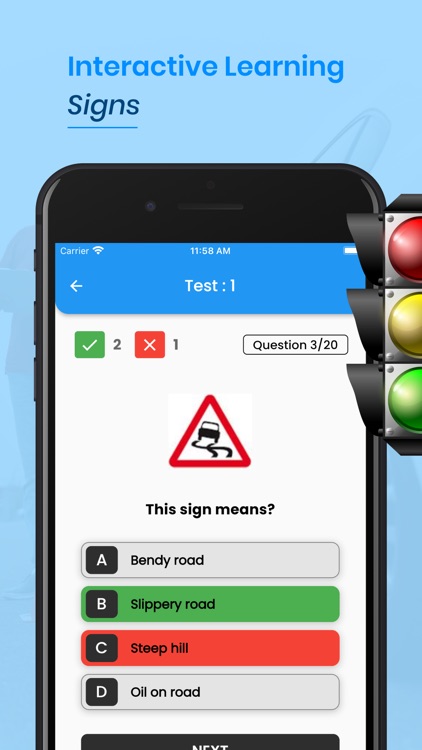 Traffic signs test 2023 screenshot-4