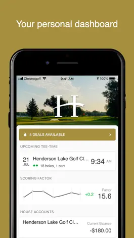 Game screenshot Henderson Lake Golf Club apk