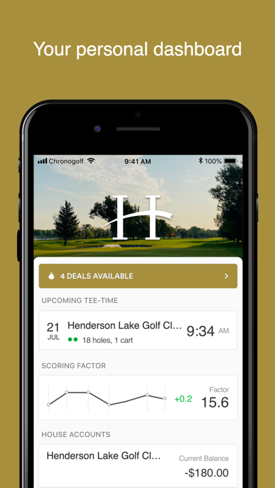 Henderson Lake Golf Club Screenshot