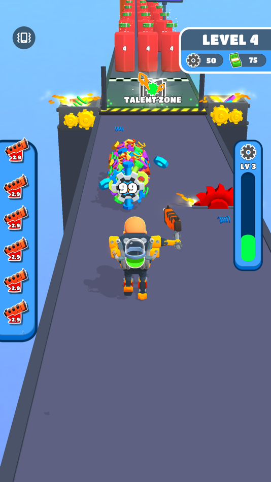 #1. Mecha Attack Rush (iOS) 来自: Ferhat Bicici