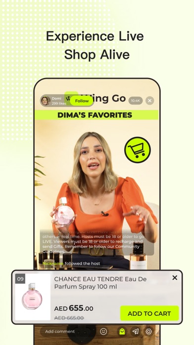Wing Go - Live Shopping Screenshot