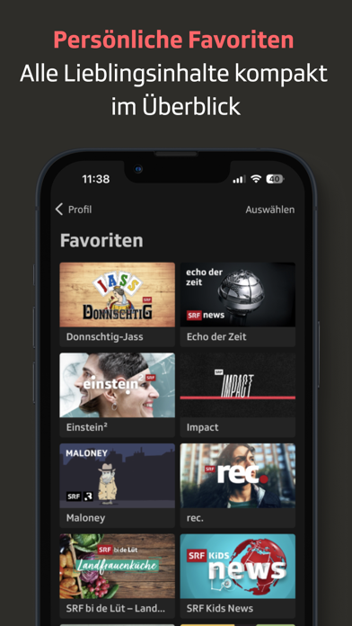 Play SRF: Streaming TV & Radio Screenshot