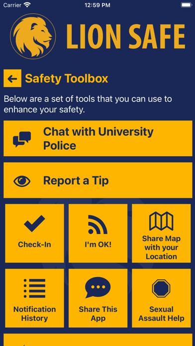 Lion Safe Screenshot
