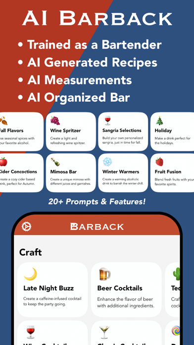 Barback - AI Drink Crafter Screenshot