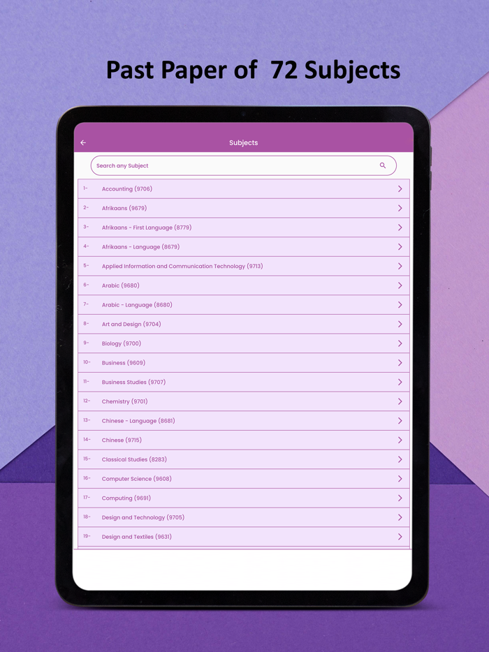 A-Level Past Papers and Solution