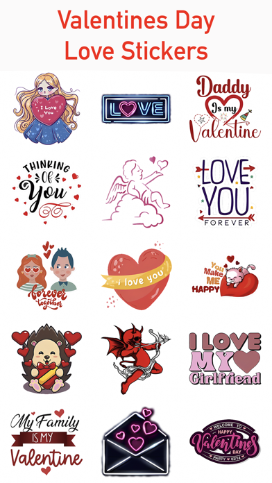 Screenshot #2 pour Valentines Day - Love Stickers