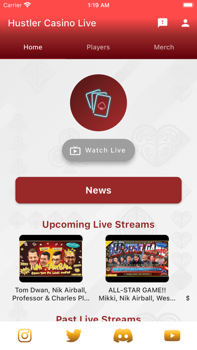 Hustler Casino Live Screenshot
