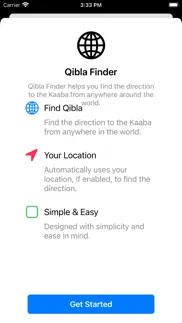 qibla finder – kaaba compass iphone screenshot 2