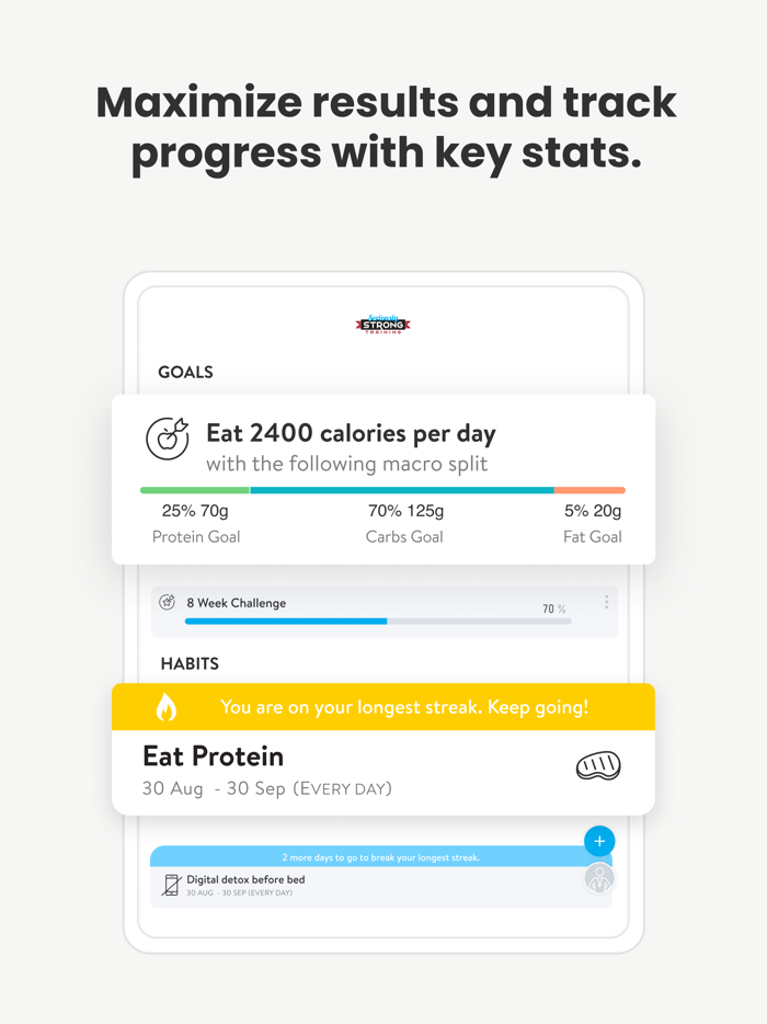 Seriously Strong Training App