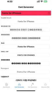 fonts for iphones - generator iphone screenshot 2