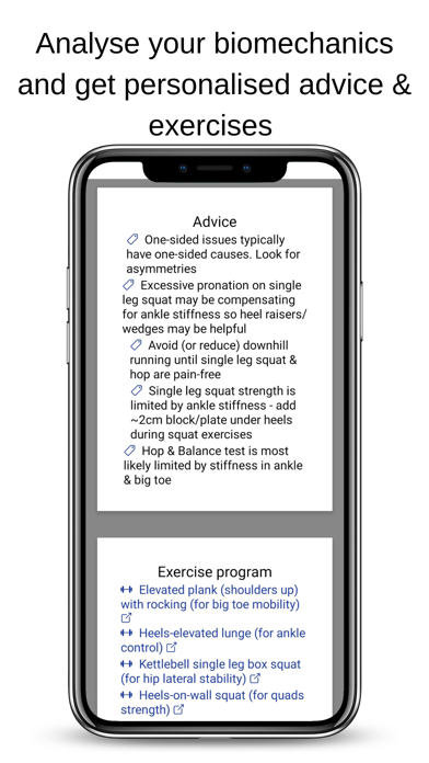 Injury diagnosis & recovery Screenshot