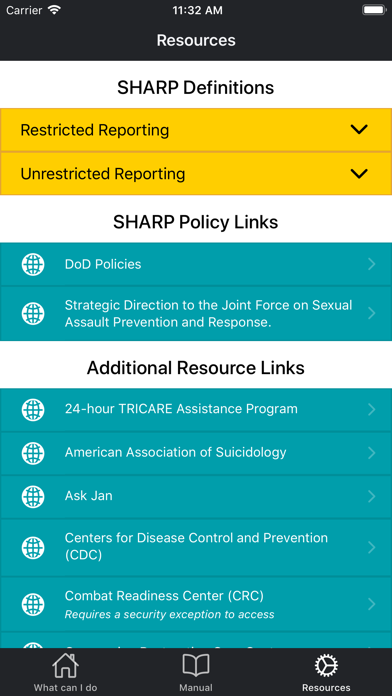 WeCare, USAREC Screenshot