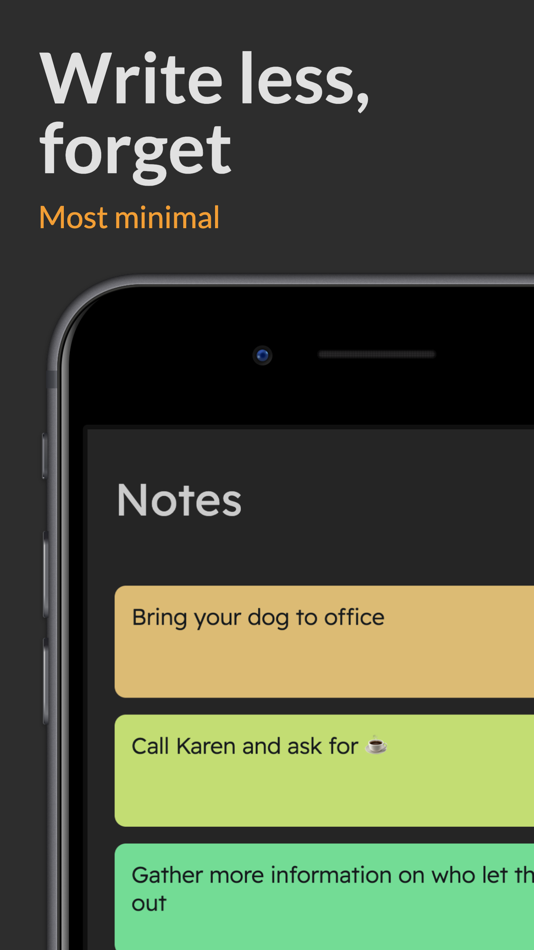 #1. Dont Keep - minimal note taker (iOS) 게시자: Kevinton Benjamine