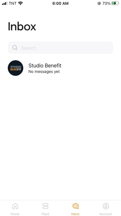 Studio Benefit App Screenshot